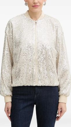 BOSS Giacca Jilloi con paillettes - Toni neutri