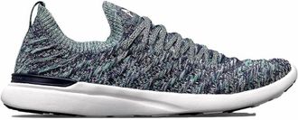 Athletic Propulsion Labs Womens Techloom Wave Athletic Sneakers In Indigo/tropical Green/melange