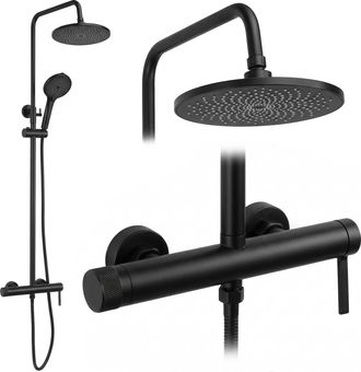 Rea Juego De Ducha Rea Rivo Js-7028b Black