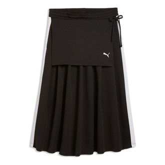 Puma (WMNS) PUMA T7 Midi Pleated Skirt Women Black 634622-01