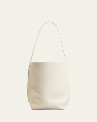 The Row N/S Park Tote Medium in Lux Grained Calfksin