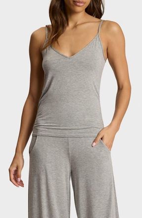 Commando Butter V-Neck Shelf Bra Camisole in Heathered Gray at Nordstrom, Size X-Large