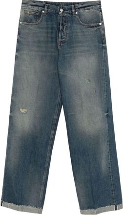 Nine In The Morning Distressed Effect Blue Jeans