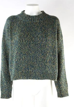 Roberto Collina Sweatshirts Hoodies - Dames - Ronde hals truien - Groen - M - Kasjmier - Truien & Vesten