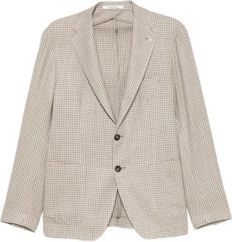 Tagliatore Houndstooth-pattern Single-breasted Blazer