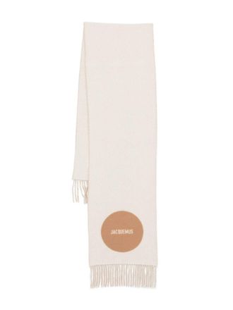 Jacquemus Logo Wool Scarf