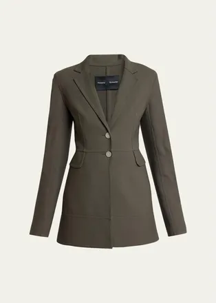 Proenza Schouler Maera Jacket In Bi-Stretch Double Wool