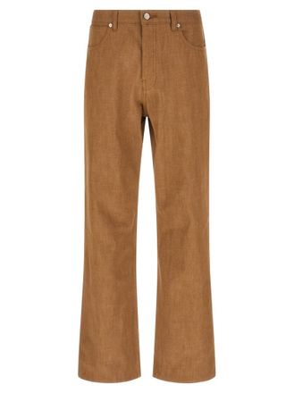 A.P.C. Brown Mid Rise Jeans