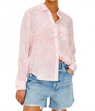 Rails Josephine Button Down Shirt In Pink Mixed Animal