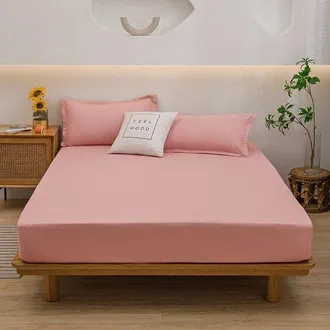 OEM S&aacute;bana Bajera Ajustable, 160 X 200 X 30 Cm, De Algod&oacute;n Puro Superfino, Apta Para Colchones De Hasta 30 Cm De Grosor, Color Verde Claro