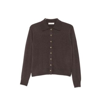 Jcsophie Porcelain Button-up Collared Cardigan