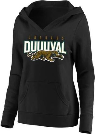 Mitchell & Ness Womens Mitchell & Ness Black Jacksonville Jaguars Plus Size Retro Logo Pullover Hoodie at Nordstrom, Size 4X