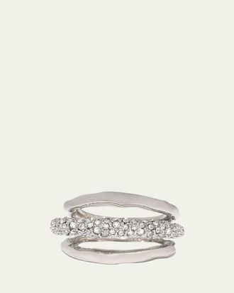 Alexis Bittar Solanales Crystal Orbitting Ring