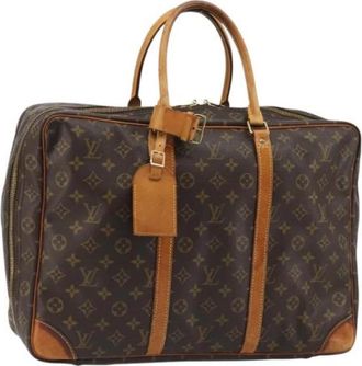 Louis Vuitton Pre-owned Boston Bag - Dames - Vintage Weekendtas - Bruin - ONE Size - Leer - Vintage