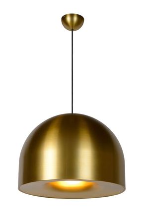 Netlighting Lucide AKRON Pendant light 50 cm 1xE27 Black in Yellow