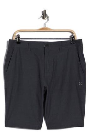 Hurley Explore Print Hybrid Shorts in Ion Grey at Nordstrom Rack, Size 28