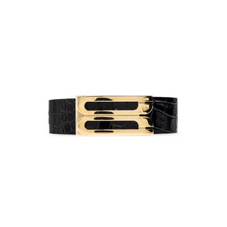 Victoria Beckham Belts, female, Black, Size: 80 CM Jumbo Frame Belt