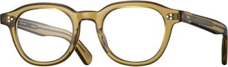 Eyevan 7285 Eyevan - Kirk-E RX Optisch Montuur - unisex - Accessoires - Groen - Maat: 47 MM