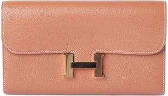 Herm&egrave;s Pre-owned Constance To Go Wallet - Dames - Vintage Schoudertas - Bruin - ONE Size - Leer - Vintage