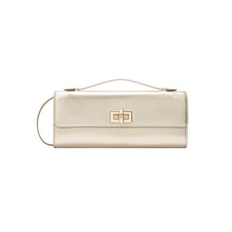 Furla Handbags, female, Beige, Size: ONE SIZE Clara Clutch Bag