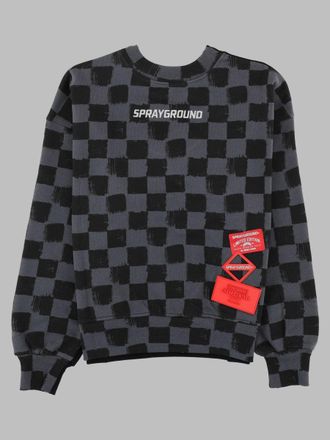 Sprayground Shark-Mouth Graphic Sweatshirt - Black