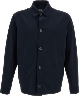 Herno Dark Blue Shirt Jacket