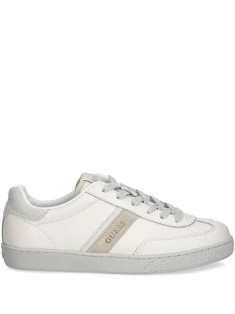 Guess Co logo-print sneakers - White