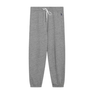 Polo Ralph Lauren Sweatpants, female, Gray, Size: M Double-Knit Jogger Pant