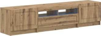 vidaXL Cabinet De Tv Led De 5 Piezas Roble Artisan Vidaxl