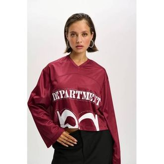 Refined Department X Vedder & Vedder T-shirt donkerrood