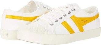 Gola Womens Gola Coaster CLA174 Sneakers Off-White Canvas Lifestyle Shoes ZOGG2255