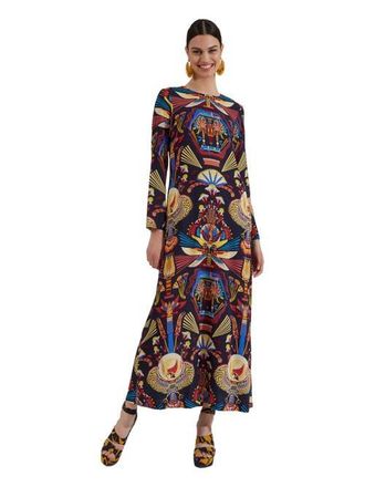 La DoubleJ Long Sleeve Swing Dress Nephthys Navy at Nordstrom, Size Xx-Small