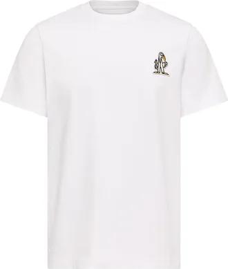 Moncler Moncler Logo Cotton T-shirt, Men, White, Size: 3xl