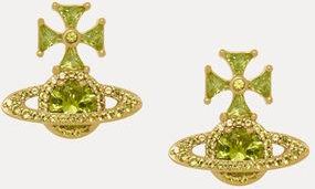 Vivienne Westwood Mila Earrings Gold-peridot-yellow-cz Gold-peridot-yellow-cz Women