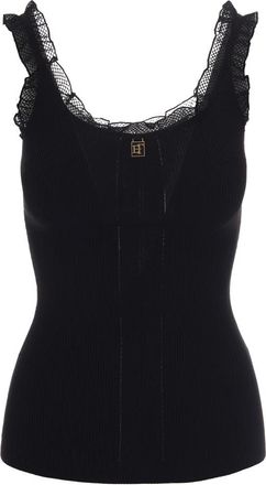 Elisabetta Franchi Mujer, Camisetas, Negro, Talla: L