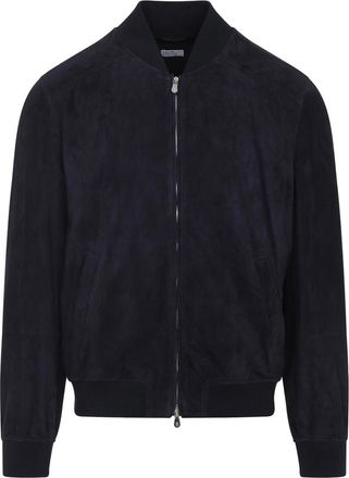 Brunello Cucinelli Suede Leather Jacket
