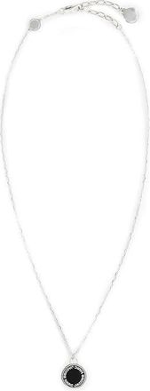 Marc Jacobs Logo Disc Enamel Logo Disc Pendant Womens Necklace Womens Necklace Black/Argento, Brass/Enameled/Gold Tone