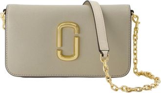 Marc Jacobs Tassen, Dames, Groen, ONE Size, Leer, Snapshot Wallet On Chain