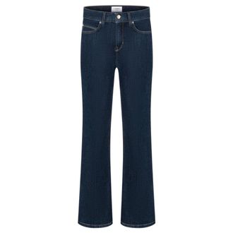 Cambio Jeans, Dames, Blauw, 2XL L33, Flared Jeans in Donkerblauw