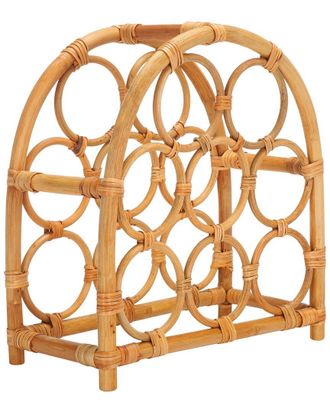 Safavieh Wilda Rattan Wine Rack