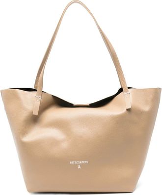 Patrizia Pepe Borsa tote Never Complete - Toni neutri