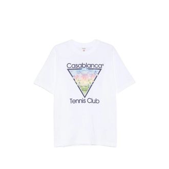 Casablanca Tennis Club Icon Graphic-print T-shirt