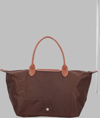 Longchamp Womens Shoulder Bag Le Pliage Original Brown Polyamide