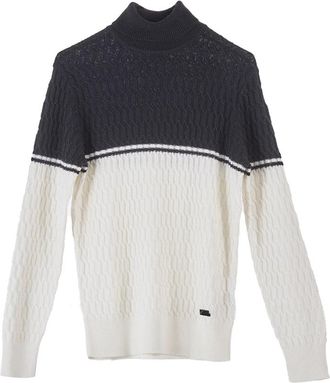 Karl Lagerfeld Maglia Bicolore - Heren - Coltruien - Veelkleurig - M - Katoen - Truien & Vesten