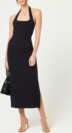 L*Space London Halter Midi Dress in Black at Nordstrom Rack, Size X-Small