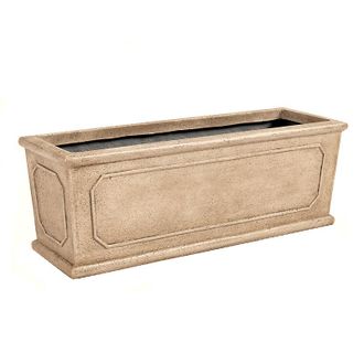 Ballard Designs Rodin Rectangular Planter - Terra Cotta, Large - Ballard Designs