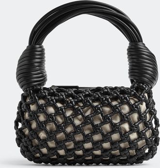 Bottega Veneta Double Knot - Black - Women - 100% Lambskin