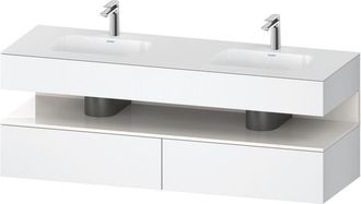 Duravit Qatego Lavabo Encastrado Con Base De Lavabo Consola, - Duravit