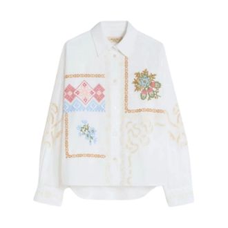 Max Mara Shirts, female, White, Size: 2XS Fonte Shirt