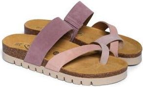 Plakton Blair Slide Sandal in Multi Pink Micro Suede at Nordstrom Rack, Size 10Us / 41Eu